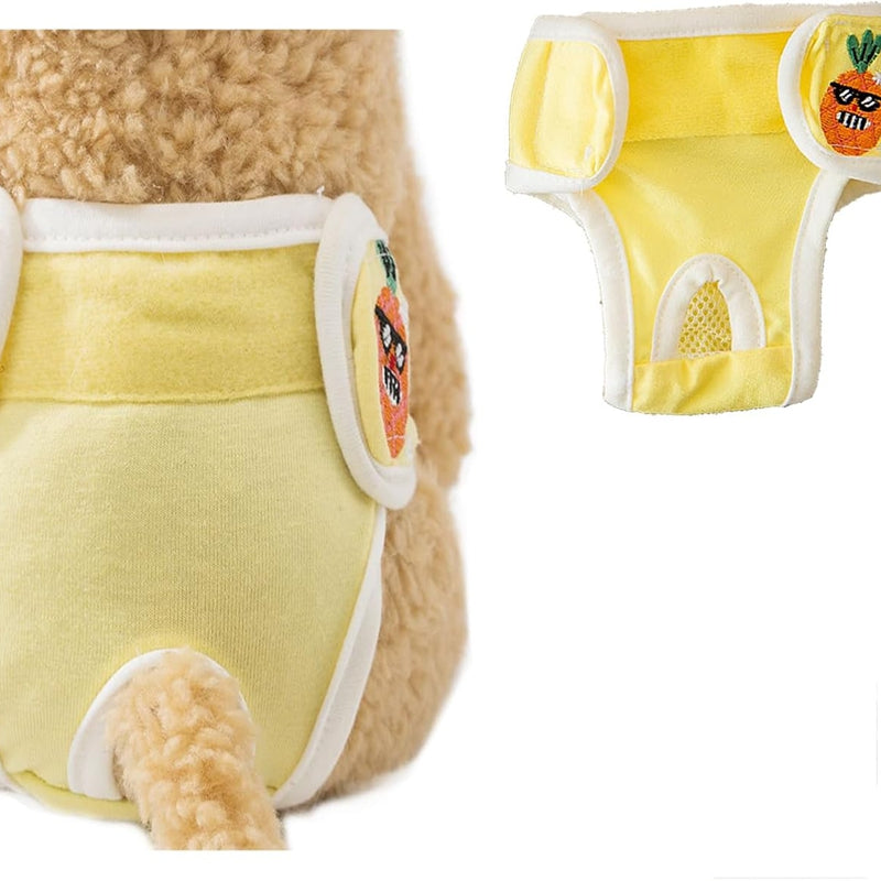 New Washable Dog Physiological Pants Leakproof Cartoon Dog Menstrual Pants Reusable Breathable Pet Diaper Pet Supplies