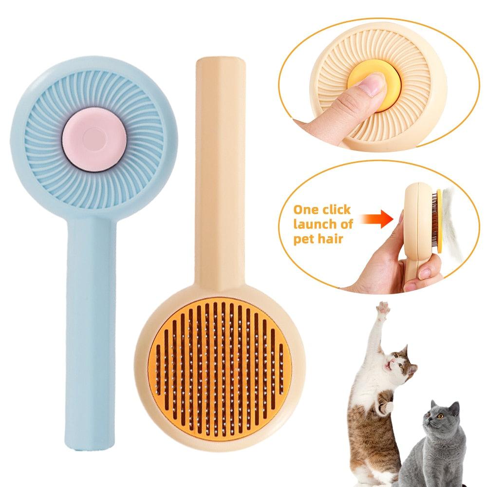 Cat Comb Massage Pet Magic Combs Hair Removal Cat and Dog Universal Needle Brush Pets Grooming Cleaning Remove Supply Care Set Pet Hair Cleaner Brush for Dogs Long or Short Hair Cats Pet Massage Brushes (Copy)