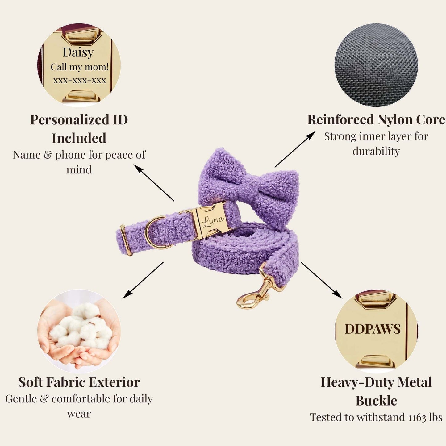 Teddy Purple Set