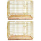24-42" Collapsible Copper Gold Dog Crate GLD24/30/36/42