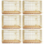 24-42" Collapsible Copper Gold Dog Crate GLD24/30/36/42