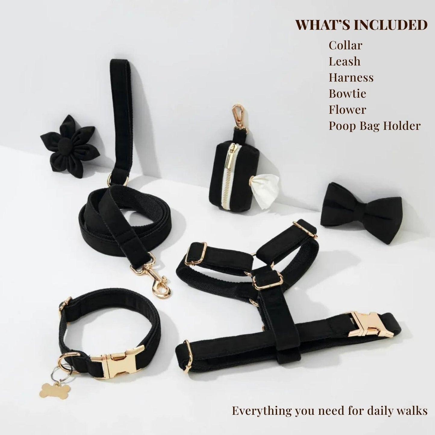 Black Velvet Set