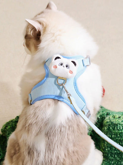 Animal Decor Breathable Mesh Pet Harness