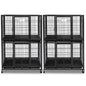 31" Two-Tier Dog Crate 46A