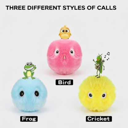 Plush Squeaker Balls (Pack of 3)