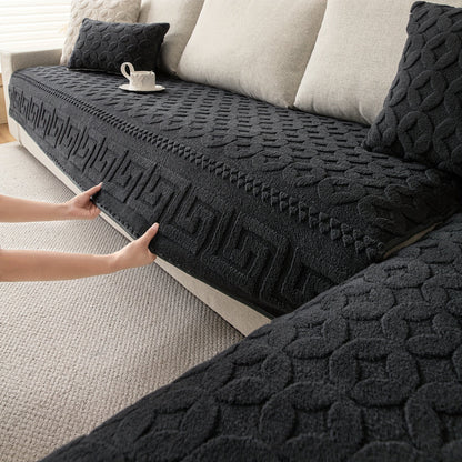 L Shape Couch Cover – Heavy Duty Waterproof Couch Cover for Dogs, Stylish Green Sofa Protector