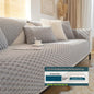 Plush Nordic Sofa Slipcover | non slip couch cover for dogs