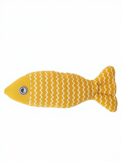 Interactive Fish Shape Pet Plush Toys