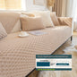 Plush Nordic Sofa Slipcover | non slip couch cover for dogs