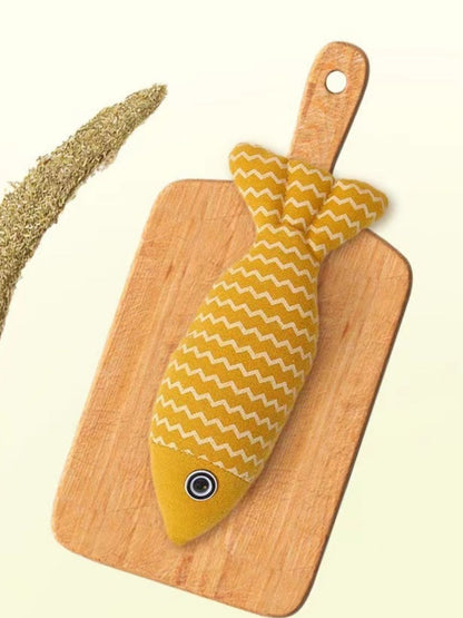 Interactive Fish Shape Pet Plush Toys