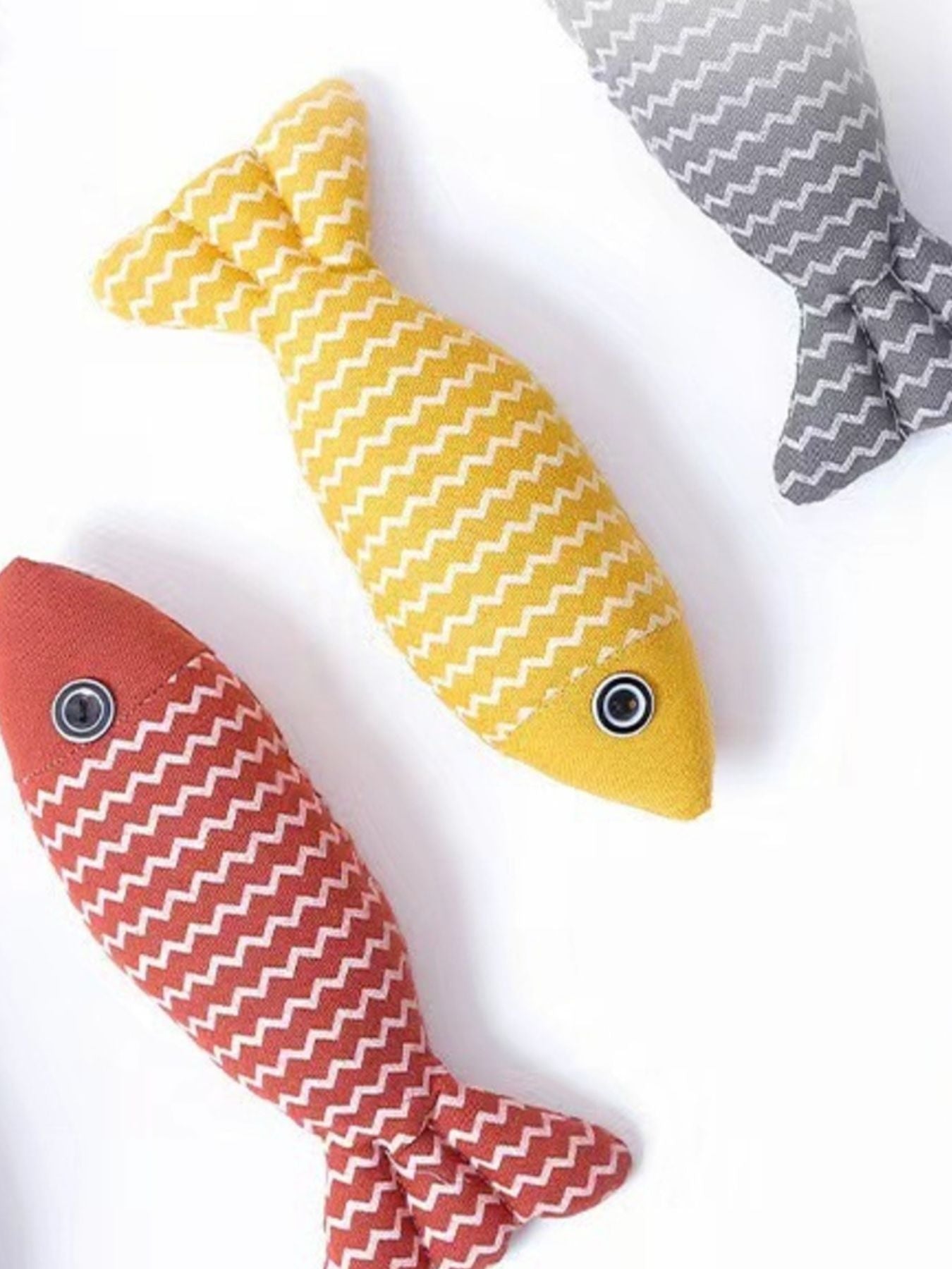 Interactive Fish Shape Pet Plush Toys