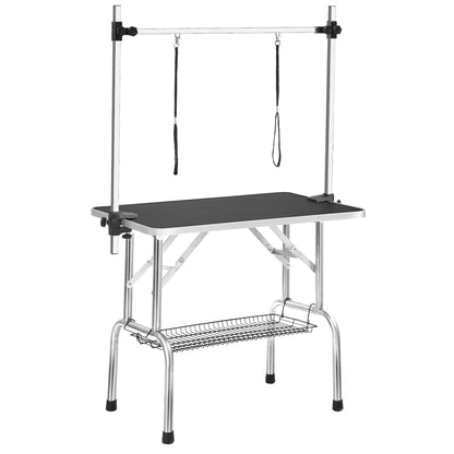 Large Grooming Table For Pet Dog And Cat With Adjustable Arm And Clamps Large Heavy Duty Animal Grooming Table