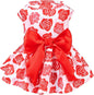 Dog Dress Cute Small Dog Outfit Cotton Puppy Clothes Breathable All Colors