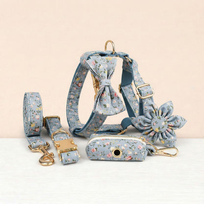 Dusty Blue Floral Set