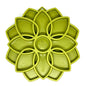 Mandala eTray Shallow Slow Feeder Dog Bowl for Enrichment | USA Made