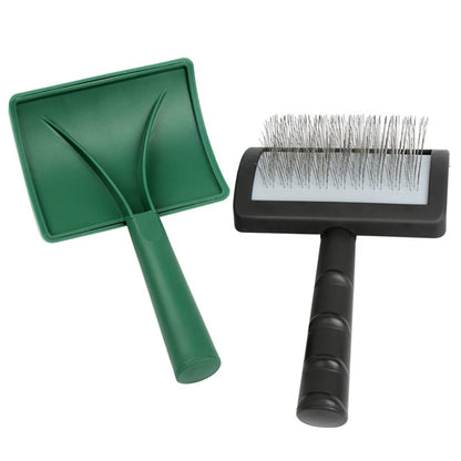 New Extra Long Pin Slicker Brush for Large Dog Matted Hair Grooming Wire Brush for Pets Shedding Mats .