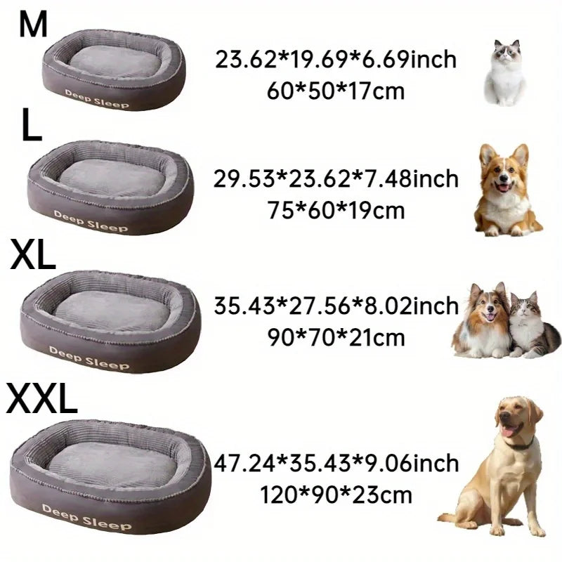 Comfortable Donut Round pet Kennel Soft Washable  Bed.