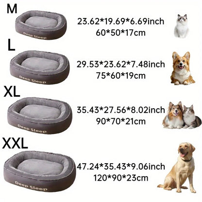Comfortable Donut Round pet Kennel Soft Washable  Bed.