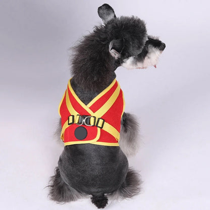 Pet Harness With Airtag Tracker And Leash Sets .