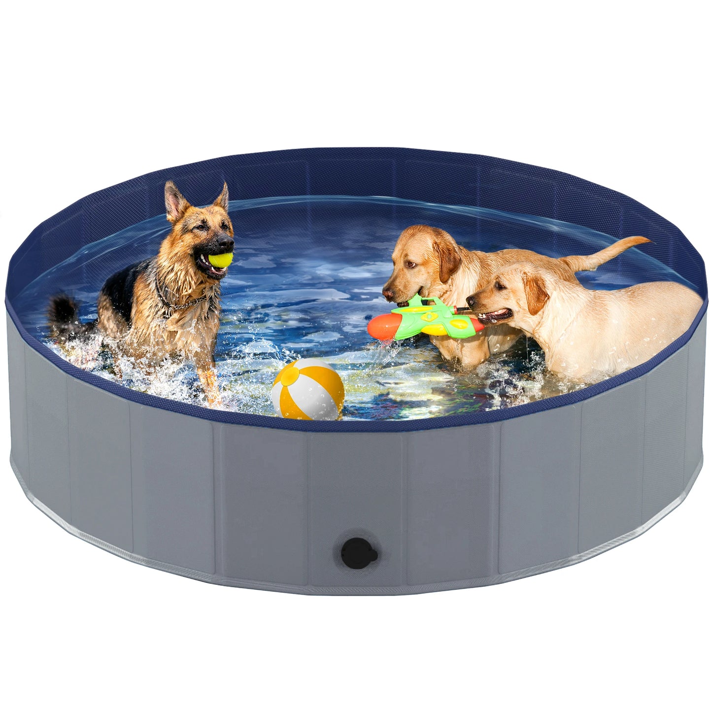 Portable foldable Dog Pool, Foldable Pet Swimming Tub, Hard Plastic Bath bath or pool