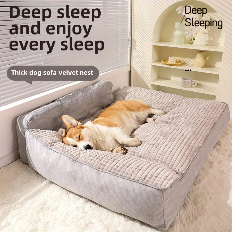 Pet Bed Kennel Non-Slip Winter Warm for Kennel Sleeping .