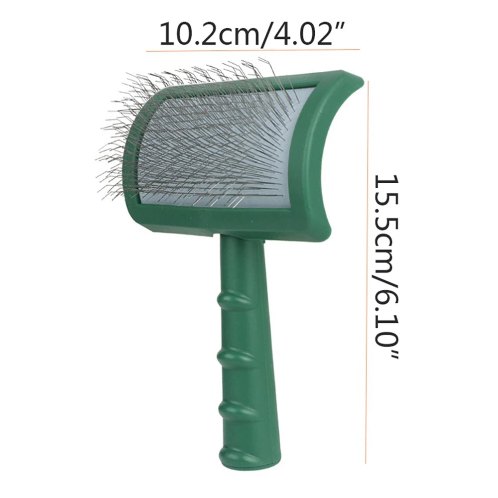 New Extra Long Pin Slicker Brush for Large Dog Matted Hair Grooming Wire Brush for Pets Shedding Mats .