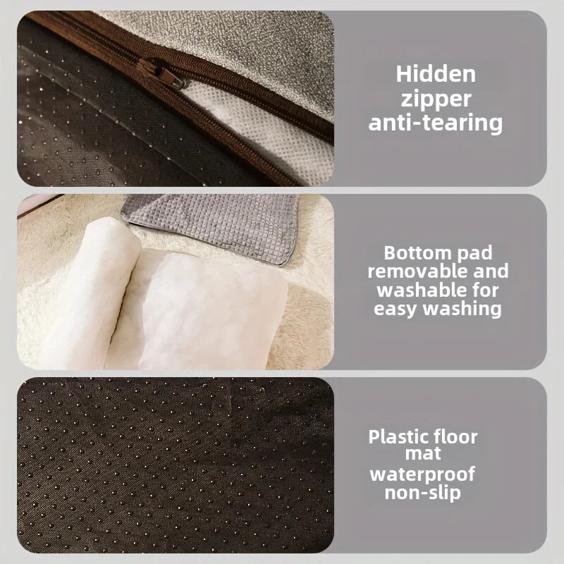 Pet Bed Kennel Non-Slip Winter Warm for Kennel Sleeping .