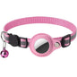 For Apple AirTag Pet Collar Reflective cat collar Safety Buckle GPS Tracker Holder .