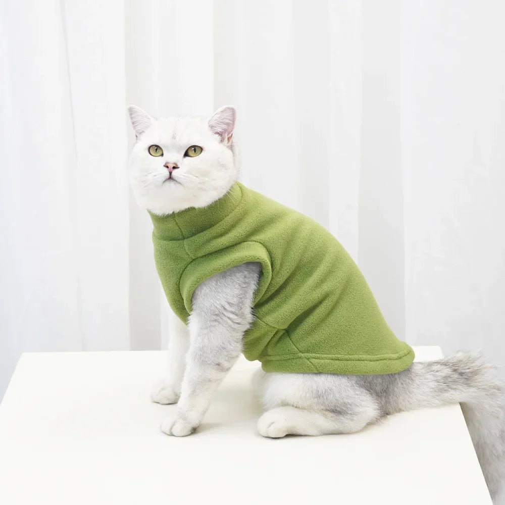 Spring Autumn Warm Fleece pet Jacket.