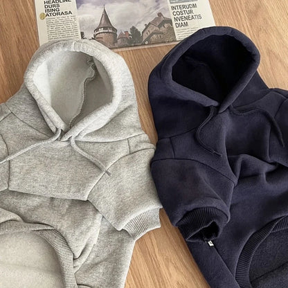 Warm Dog Hoodies Soft Fleece Pet Clothes for Small Medium Dogs Comfortable