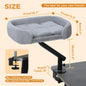 Cat Desk Bed, 360° Rotatable Cat Bed Stand for Indoor Cats, Adjustable Cat Basket.