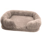 Thickened orthopedic dog bed for large dogs - egg sponge, easy to remove and wash plush cover,