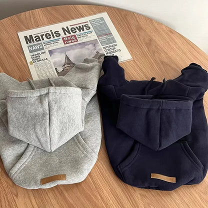 Warm Dog Hoodies Soft Fleece Pet Clothes for Small Medium Dogs Comfortable