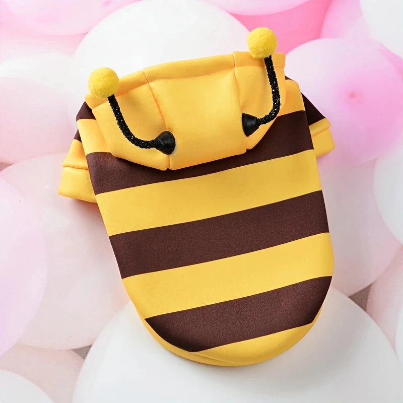 Cute Bee Costume pet Hoodie or costume.