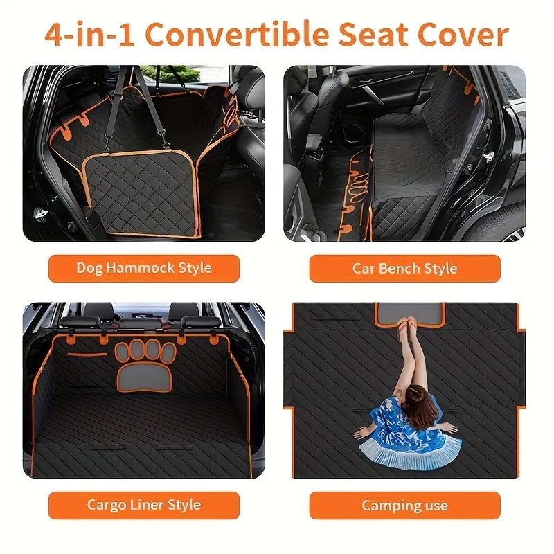 Pet Seat Cover, Hammock Heavy Duty Scratch Resistant Anti Slip Durable Soft .