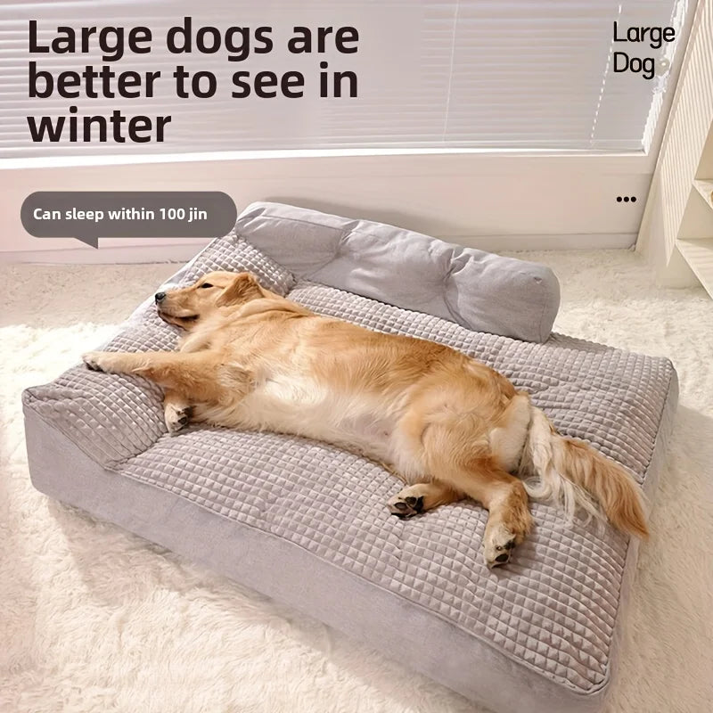 Pet Bed Kennel Non-Slip Winter Warm for Kennel Sleeping .