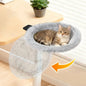 Cat Desk Bed, Sunken Cats Hammock with Steel Clamp Hold up to 40lbs, Oneclick Foldable Cat Side Table Beds .
