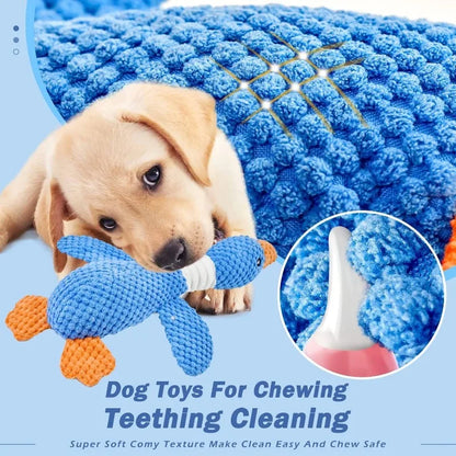 Indestructible Dog Toys for Aggressive Chewers .  Interactive Plush Dog toy.
