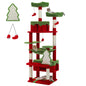 Large Cat Tree and Tower for Indoor Cats With Sisal-Covered Scratching Posts Spacious Hammock Padded Perches.