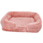 Thickened orthopedic dog bed for large dogs - egg sponge, easy to remove and wash plush cover,