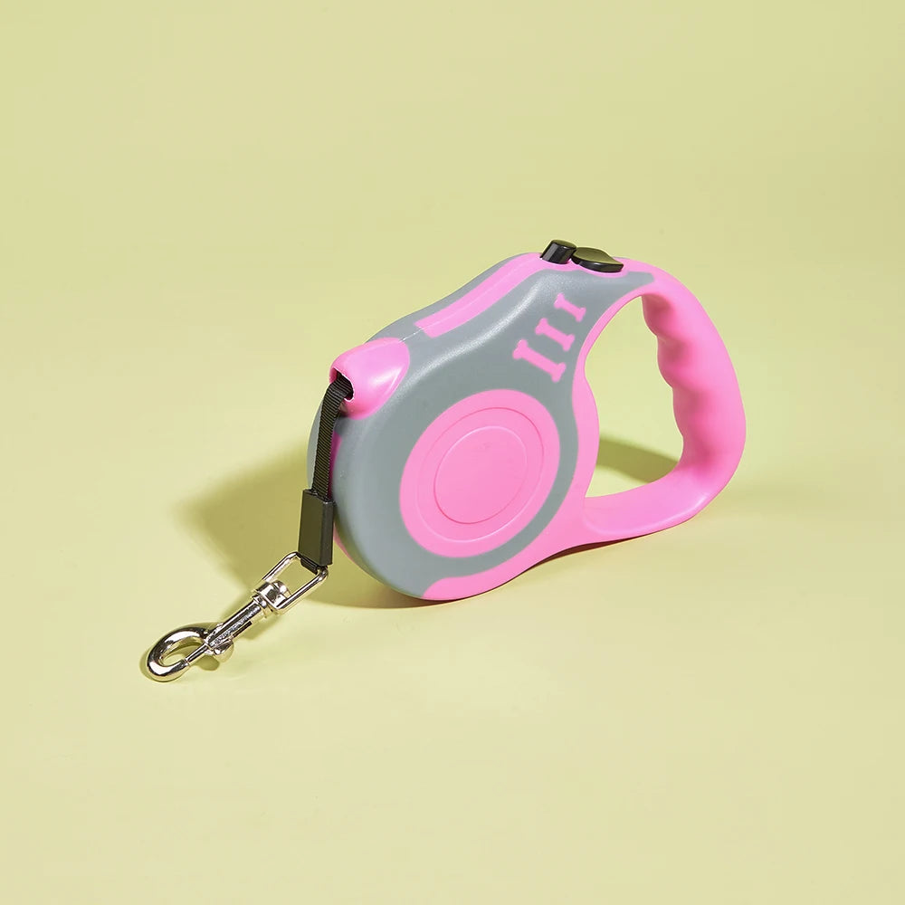 3m 5m Dog Leash for Small pets auomatic  Retractable Durable Nylon Lead.