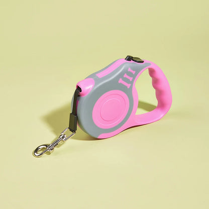3m 5m Dog Leash for Small pets auomatic  Retractable Durable Nylon Lead.