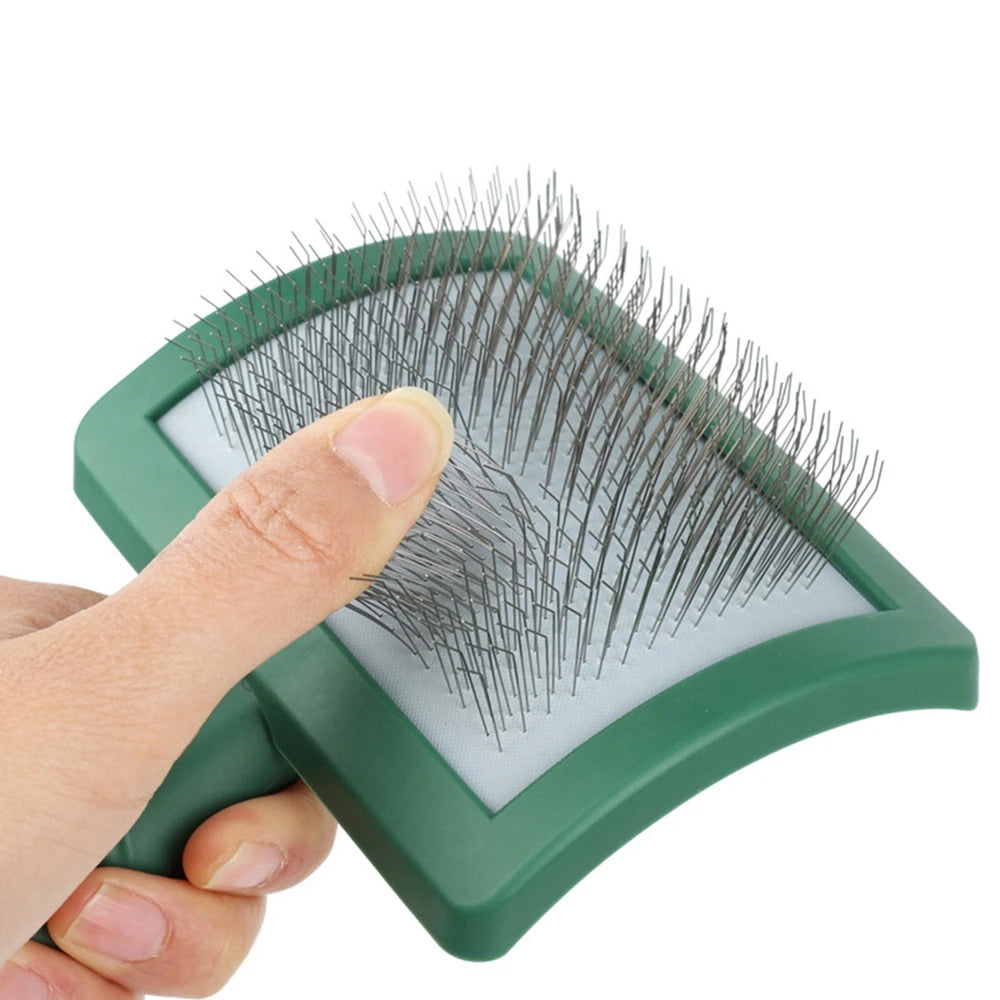 New Extra Long Pin Slicker Brush for Large Dog Matted Hair Grooming Wire Brush for Pets Shedding Mats .
