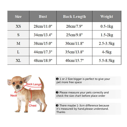 Warm Dog Hoodies Soft Fleece Pet Clothes for Small Medium Dogs Comfortable