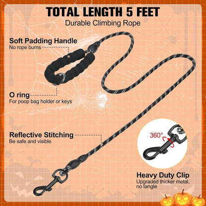 Step-In No-Pull Dog Harness & Leash Set, Reflective