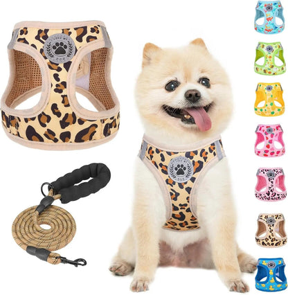Step-In No-Pull Dog Harness & Leash Set, Reflective