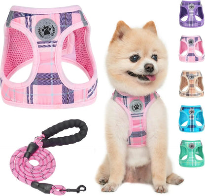 Step-In No-Pull Dog Harness & Leash Set, Reflective