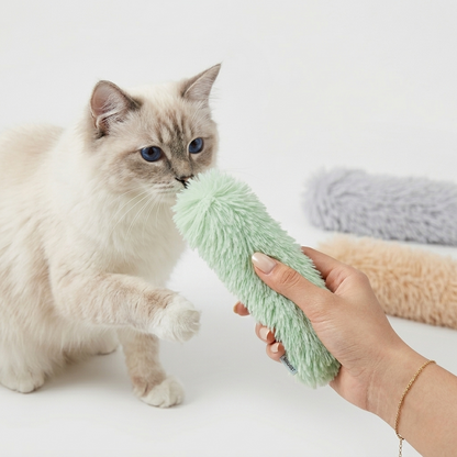 Interactive Catnip Plush Pillow