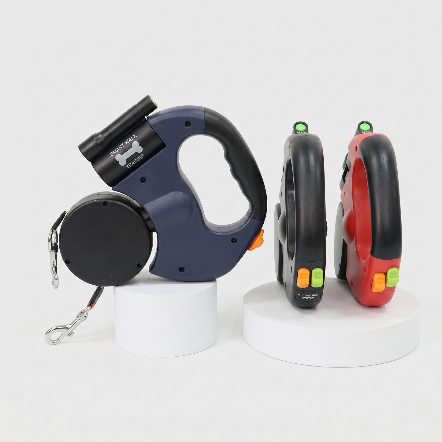 Dual Dog Leash with Anti-Tangle Rotation