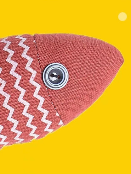 Interactive Fish Shape Pet Plush Toys